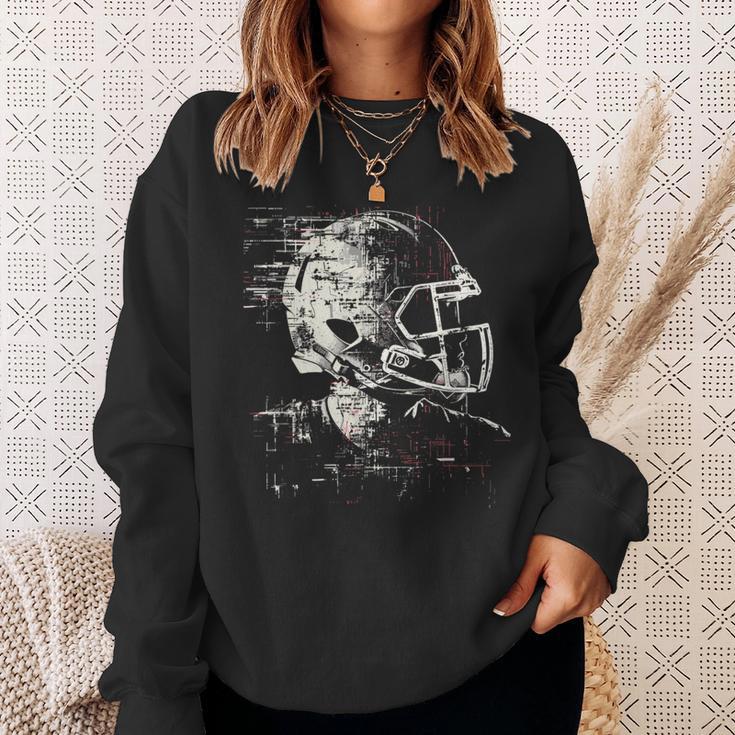 American Football Helmet Linemen Sweatshirt Geschenke für Sie