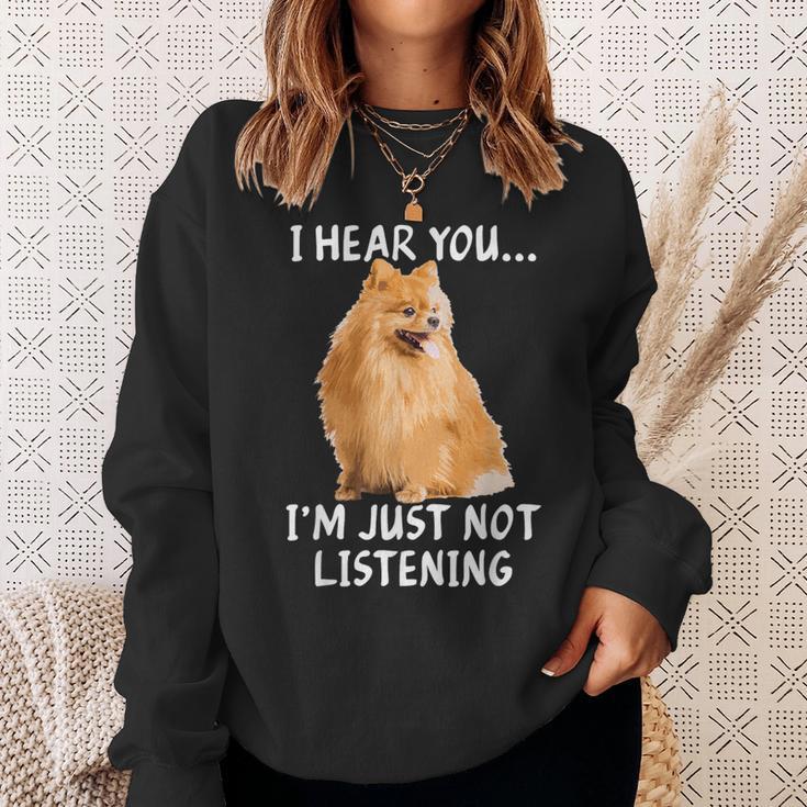 Animal Lover Dog Pomeranian Sweatshirt Geschenke für Sie