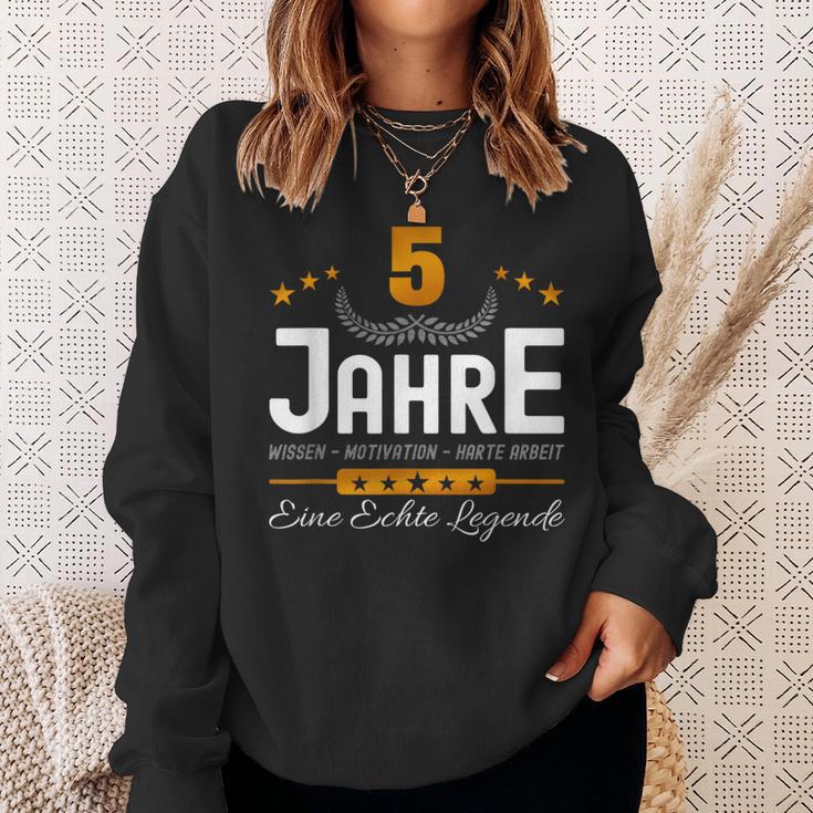 Anniversary 5 Years Company Service Anniversary Office Jokes Anniversary Sweatshirt Geschenke für Sie