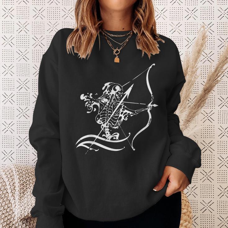 Archery Archery Skeleton Arrow Sweatshirt Geschenke für Sie