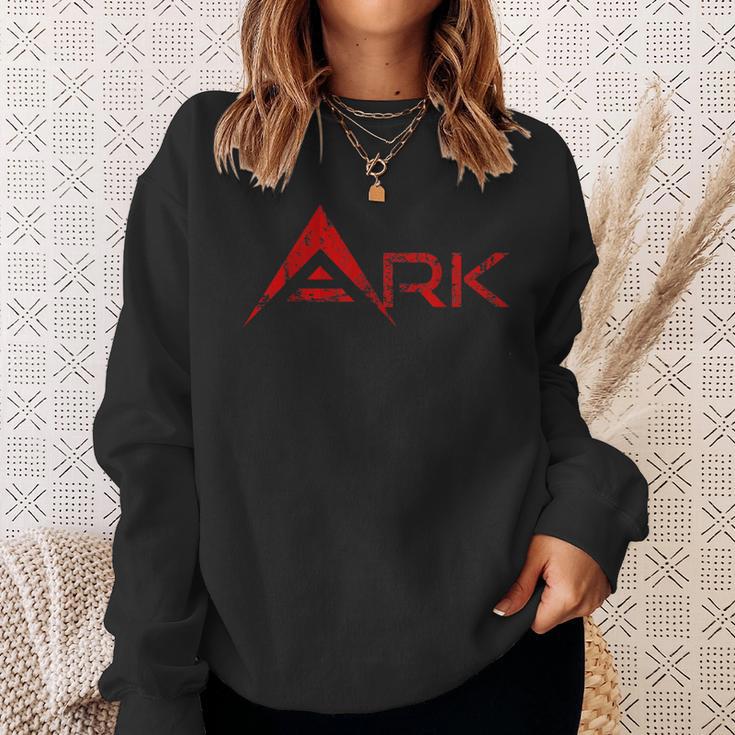 Ark Kryptocurrency -Intage & Distressed Logo Sweatshirt Geschenke für Sie