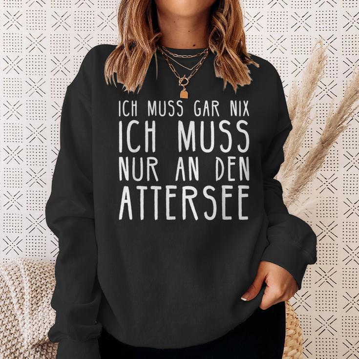 Attersee I Austria Motif For Austrian Sweatshirt Geschenke für Sie