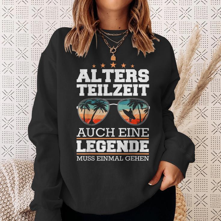 Atz Altersteilzeit Auch Eine Legende Muss Einmal Gehen Sweatshirt Geschenke für Sie