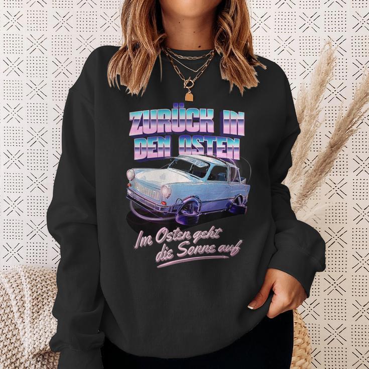 Back To The East Trabi Zeitmaschine Sweatshirt Geschenke für Sie