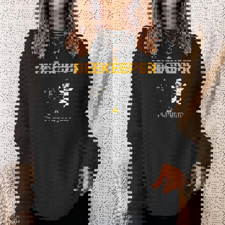 Beekeeper If I Run You Run Beekeeping Bee Hive Owner Sweatshirt Gifts for Her