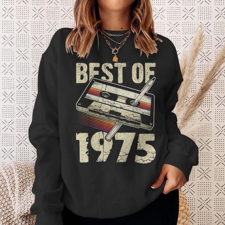 Best Of 1975 Audio Cassette 49Th Birthday 49 Years Old Sweatshirt Geschenke für Sie