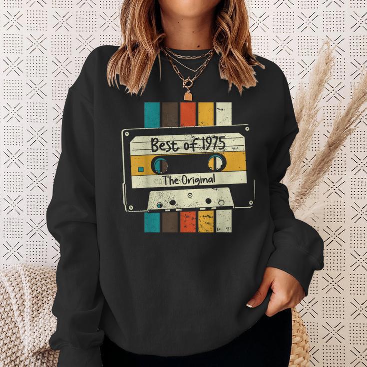 Best Of 1975 Retro Mixtape Cassette 49Th Birthday Sweatshirt Geschenke für Sie