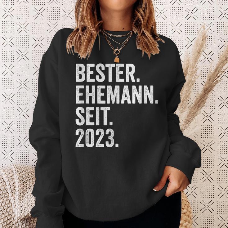 Best Husband Since 2023 1 Wedding Anniversary 1 Year Sweatshirt Geschenke für Sie