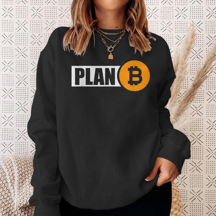 Bitcoin Plan B Cryptocurrency Investor Btc Merchant Sweatshirt Geschenke für Sie