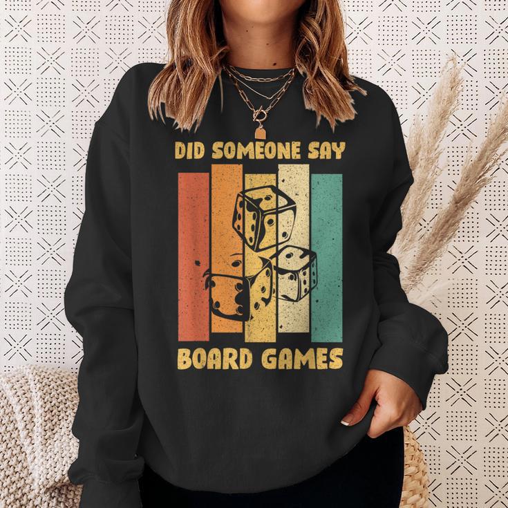 Board Game Evening Toy Figure Board Games Sweatshirt Geschenke für Sie