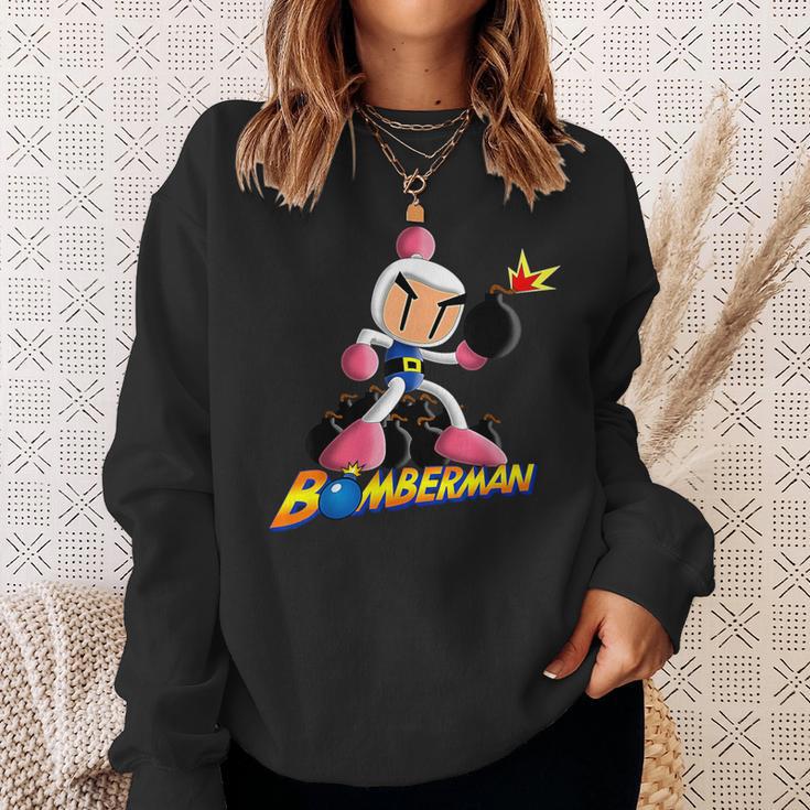 Bomberman Bombing Explosive Retro Gamer Nostalgia Classic Sweatshirt Geschenke für Sie