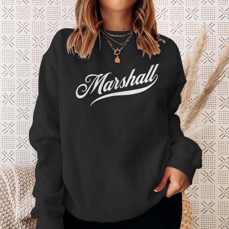 Boys First Name Marshall Idea Sweatshirt Geschenke für Sie