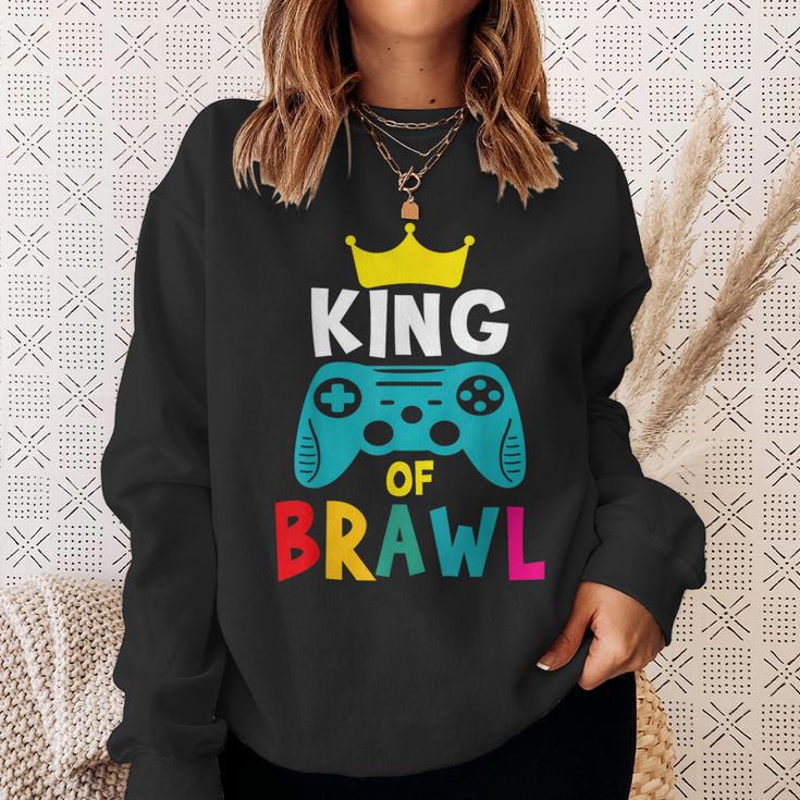 Brawl King Gamer Brawler Brawl Sweatshirt Geschenke für Sie