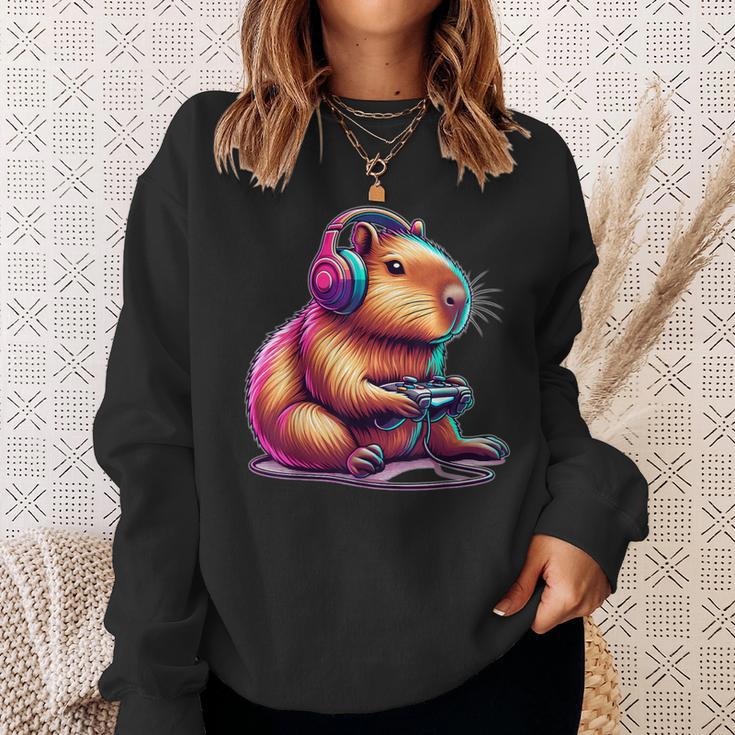 Capybara Gamer ideo Games Lovers Sweatshirt Geschenke für Sie