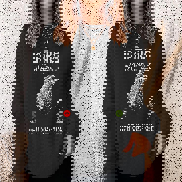 Chasser La Grive Humour Cadeau Chasseur De Grive Gibier Sweater e Cadeaux pour elle