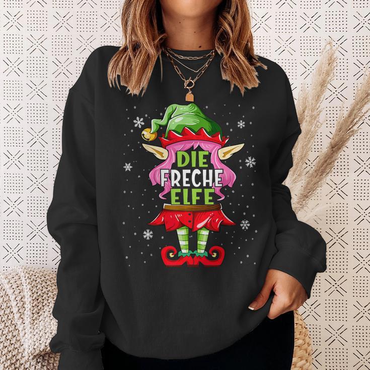 Cheeky Elf Outfit Christmas Family Christmas Sweatshirt Geschenke für Sie