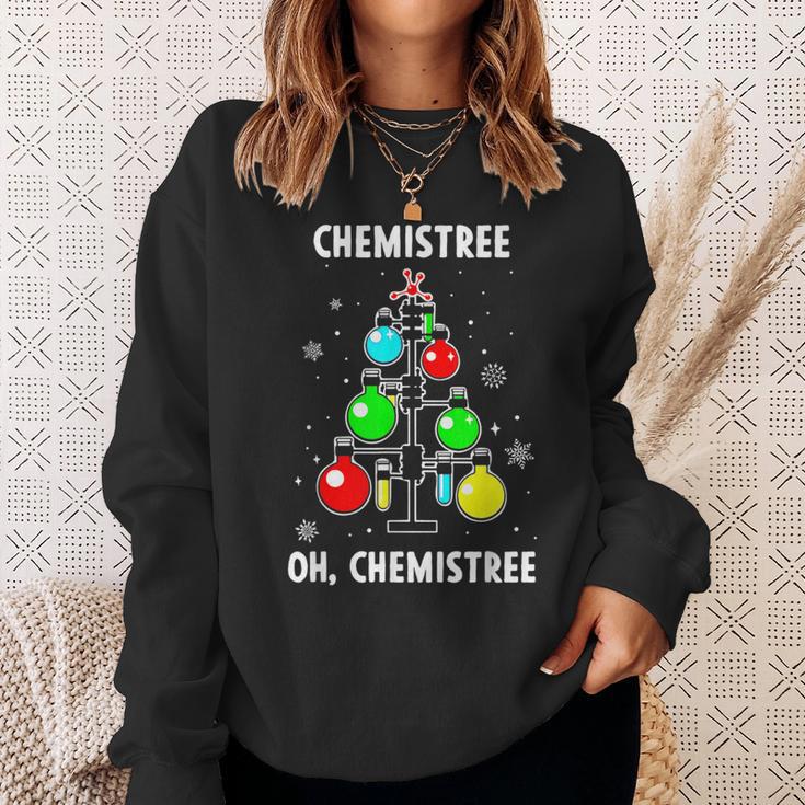 Chemistree Oh Chemistree Science Christmas Chemistry Sweatshirt Geschenke für Sie