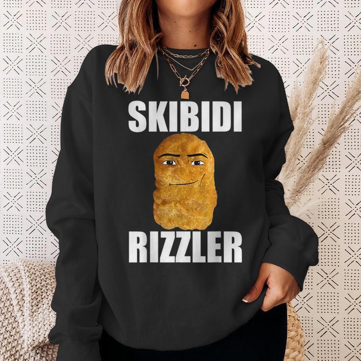 Albert Rizzler Mode Chicken Nugget Skibidi Toilet Rizzler Internet Meme Sweatshirt ...