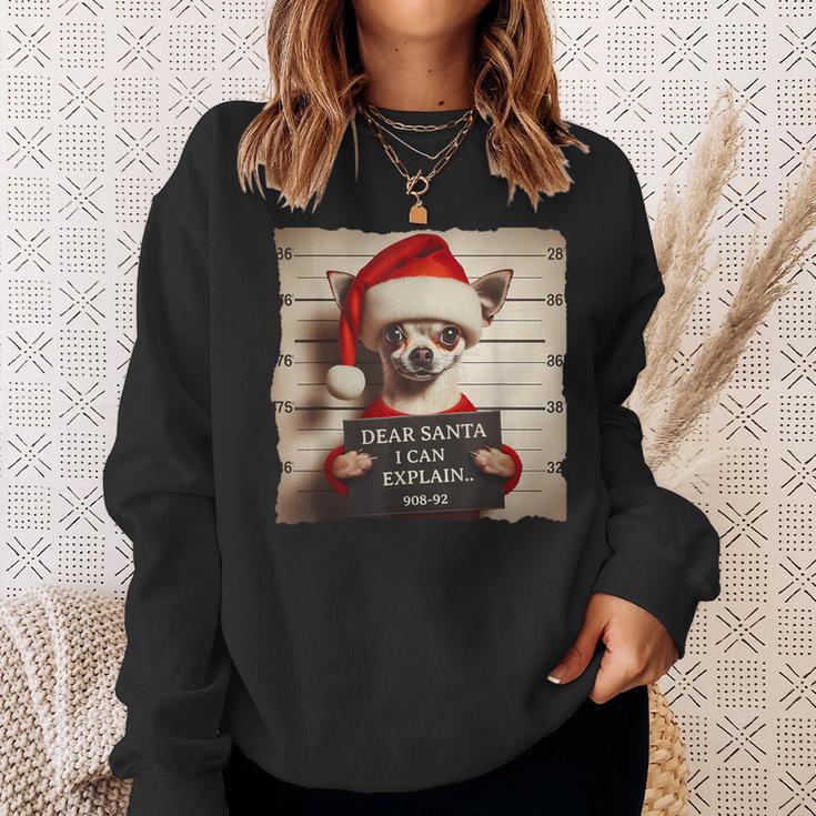 Chihuahua Dog Christmas Retro Christmas Sweatshirt Geschenke für Sie