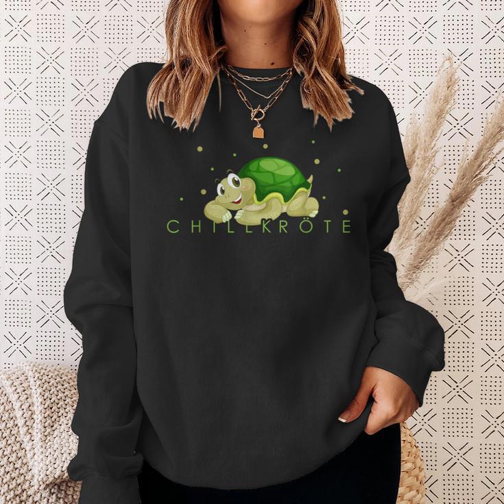 Chillkröte Turtle Sweatshirt Geschenke für Sie