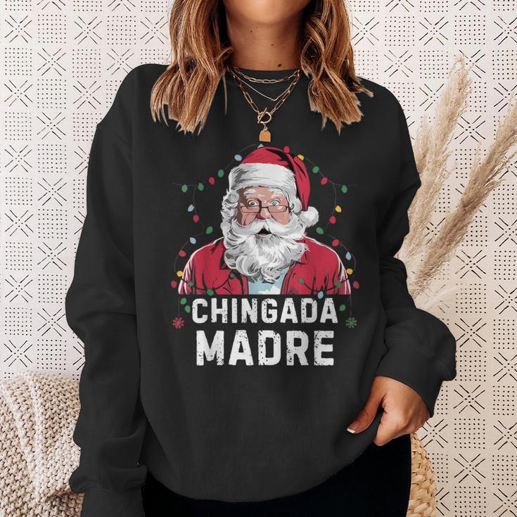 Chingada Madre Mexican Christmas Pajamas Hispanic Xmas Sweatshirt Gifts for Her