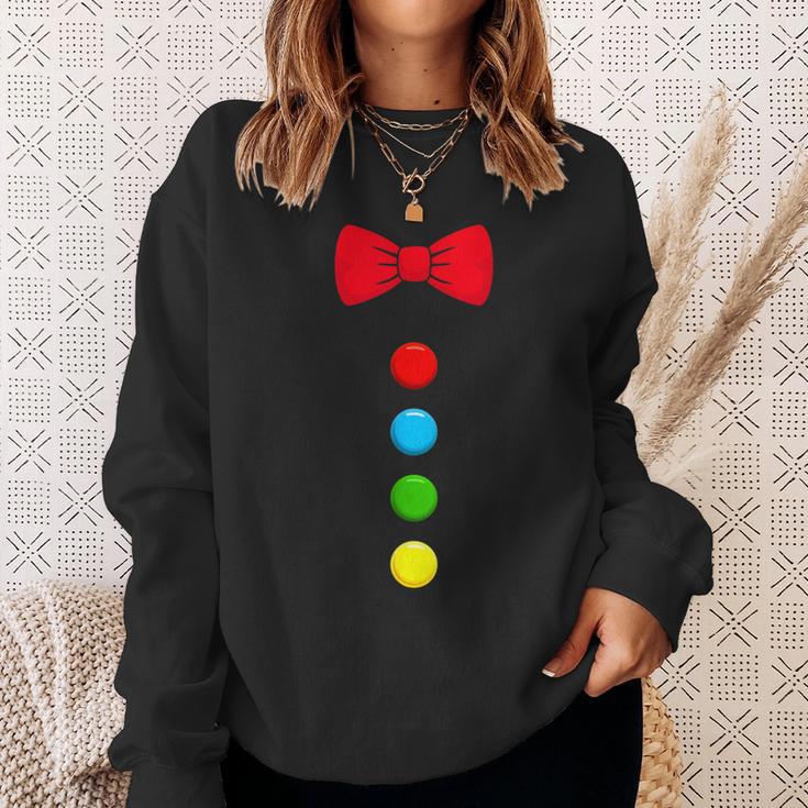 Clown Costume With Bow Tie For Carnival Fancy Dress Clown Costume Sweatshirt Geschenke für Sie