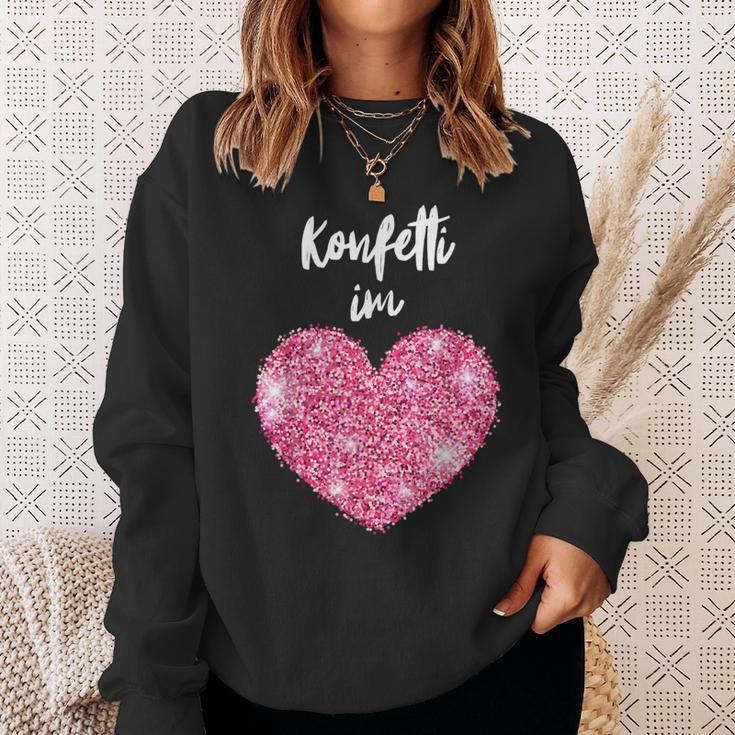 Confetti In The Heart – Kölle Alaaf Red Carnival Fashing Sweatshirt Geschenke für Sie