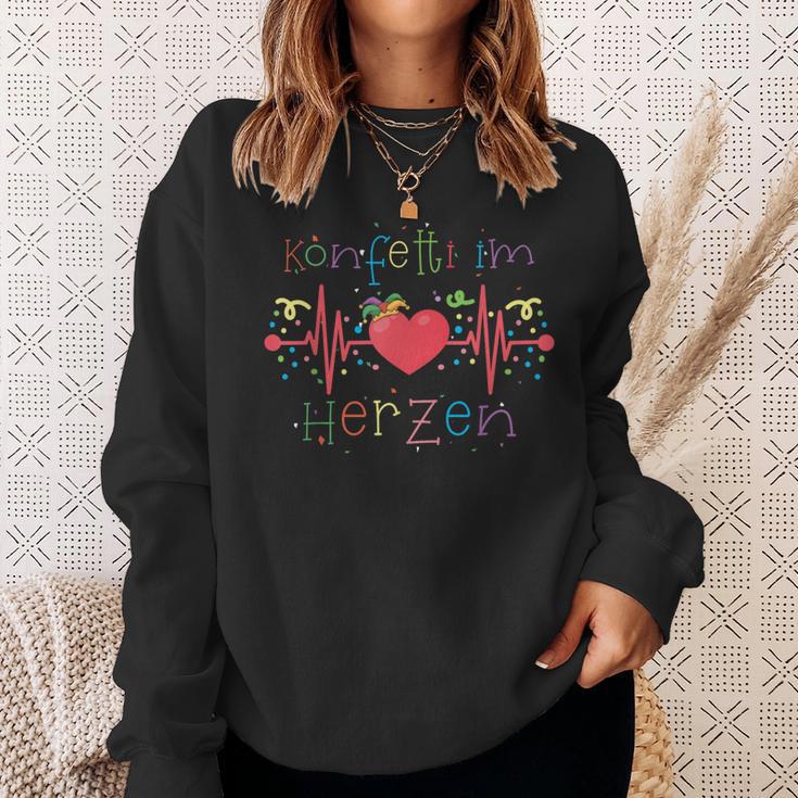 Confetti In The Heart Carnival Party Outfit Carnival Fancy Dress Sweatshirt Geschenke für Sie