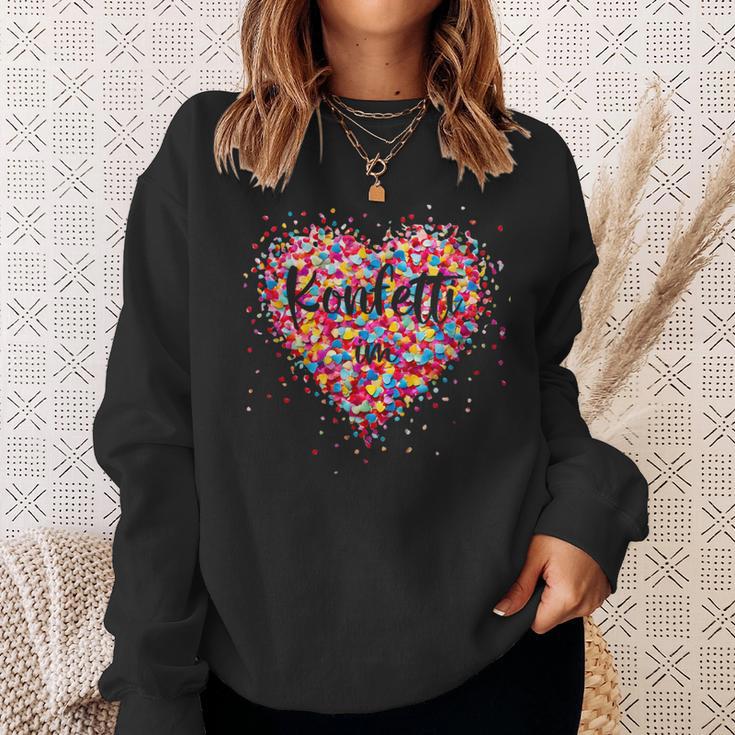 Confetti In The Heart Fancy Dress Costume Carnival Sweatshirt Geschenke für Sie