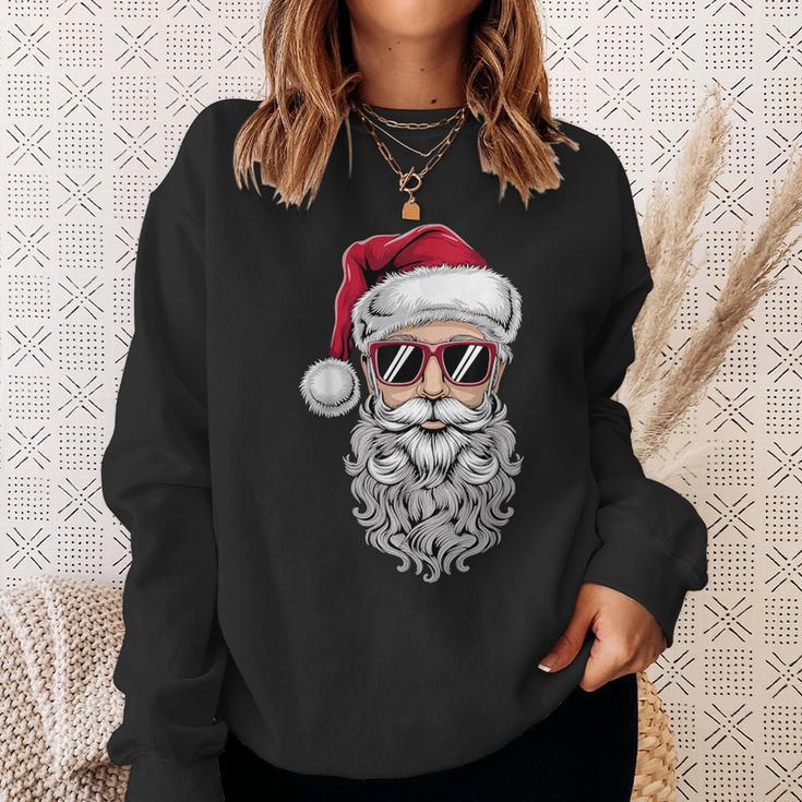 Cool Christmas Cool Santa Claus Christmas Sweatshirt Geschenke für Sie