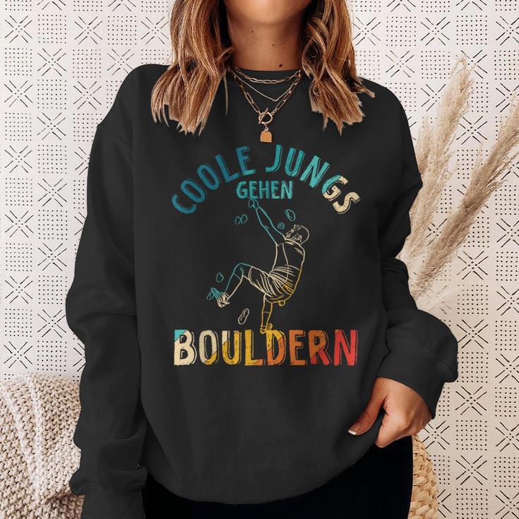 Coole Boys Go Bouldering Climbing Children's Sweatshirt Geschenke für Sie