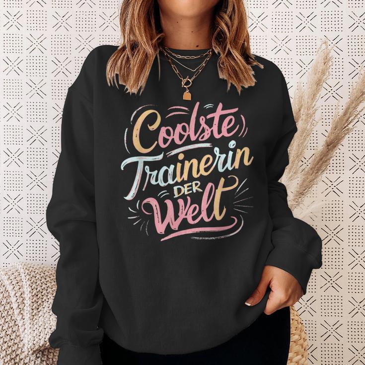 Coolste Trainerin Fitness Dance Handball Farewell Sweatshirt Geschenke für Sie