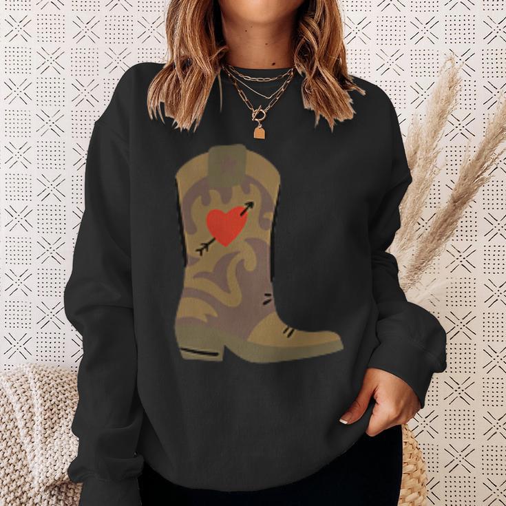 Cowboy Boots With Heart Sweatshirt Geschenke für Sie