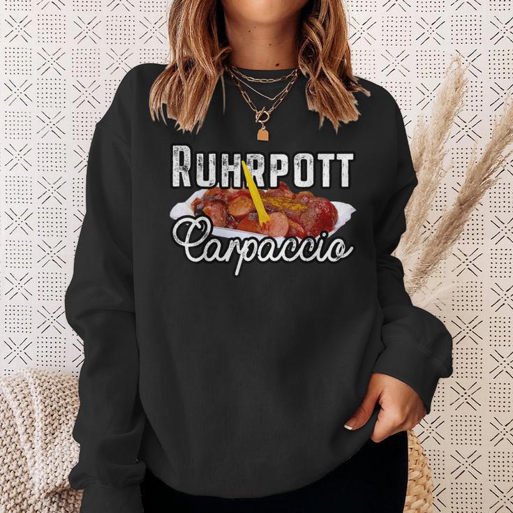 Currywurst Ruhrpott Carpaccio Bratwurst Fast Food Currywurst Sweatshirt Geschenke für Sie