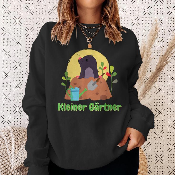 Cute Mole Little Gardener Children's Motif Gardening S Sweatshirt Geschenke für Sie