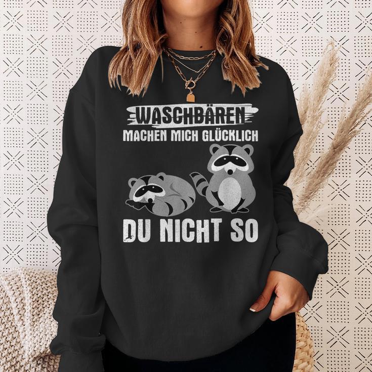 Cute Raccoon Small Bears Raccoon Saying Sweatshirt Geschenke für Sie