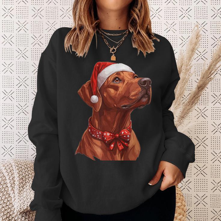 Cute Rhodesian Ridgeback Dog Christmas Merry X-Mas Graphic Sweatshirt Geschenke für Sie