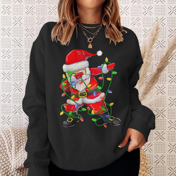 Dabbing Santa Claus Santa Claus Sweatshirt Geschenke für Sie