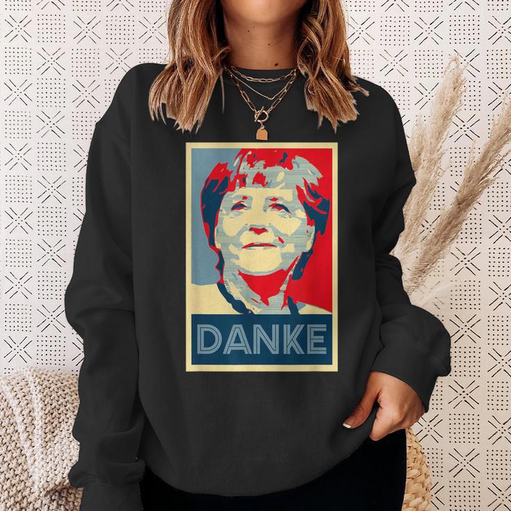 Danke Bundeskanzler Angela Merkel Sweatshirt Geschenke für Sie