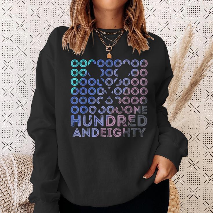 Darts Dart Retro Ohnundredandeighty With Slogan S Sweatshirt Geschenke für Sie