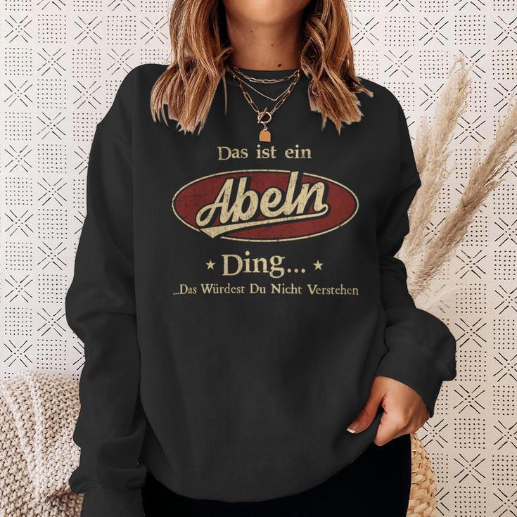 Das Ist Ein Abeln Ding Das Würdest Du Nicht Verstehen Abeln Name Sweatshirt Geschenke für Sie