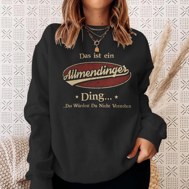 Das Ist Ein Allmendinger Ding Das Würdest Du Nicht Verstehen Allmendinger Name Sweatshirt Geschenke für Sie