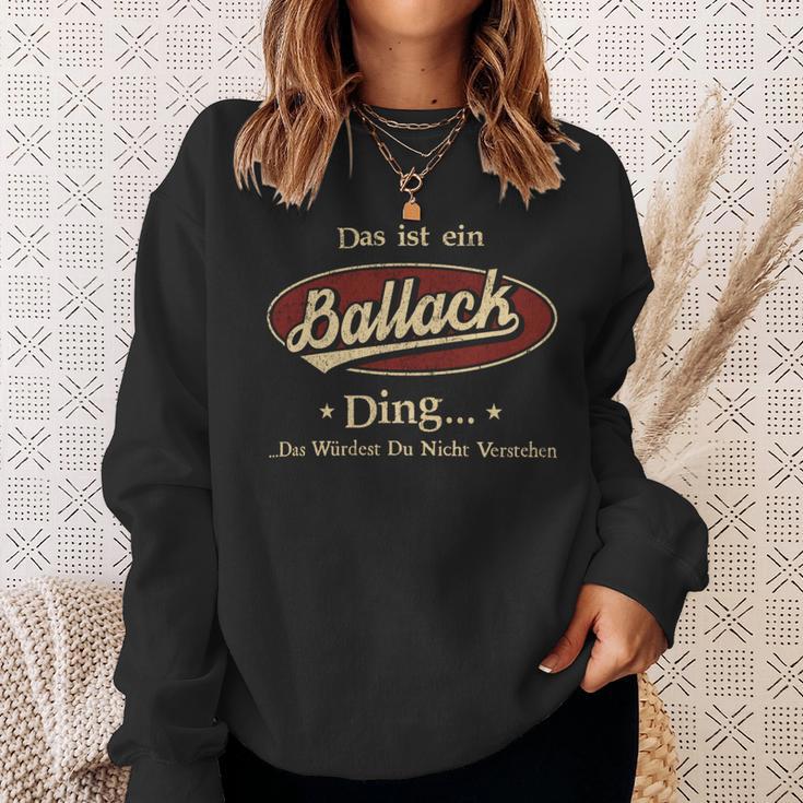 Das Ist Ein Ballack Ding Das Würdest Du Nicht Verstehen Ballack Name Sweatshirt Geschenke für Sie