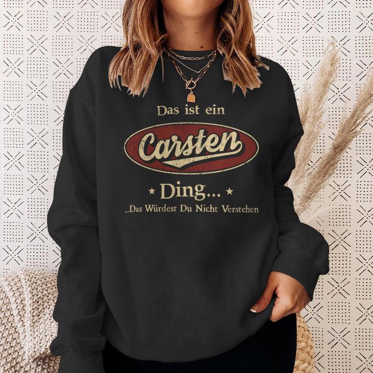 Das Ist Ein Carsten Ding Das Würdest Du Nicht Verstehen Carsten Name Sweatshirt Geschenke für Sie