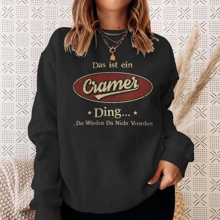 Das Ist Ein Cramer Ding Das Würdest Du Nicht Verstehen Cramer Name Sweatshirt Geschenke für Sie