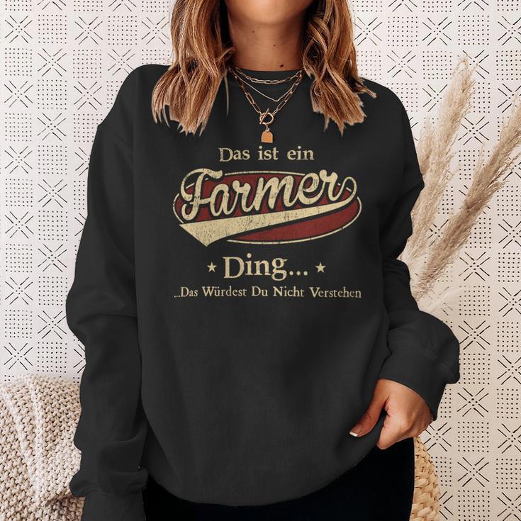 Das Ist Ein Farmer Ding Das Würdest Du Nicht Verstehen Farmer Name Sweatshirt Geschenke für Sie