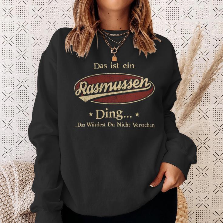 Das Ist Ein Rasmussen Ding Das Würdest Du Nicht Verstehen Rasmussen Name Sweatshirt Geschenke für Sie