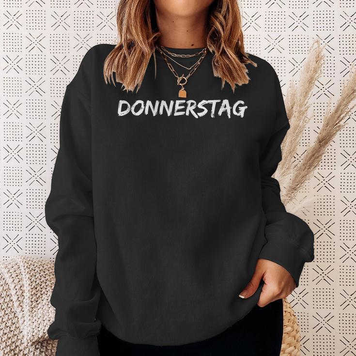 All Days Of The Week Day Of The Week Sweatshirt Geschenke für Sie