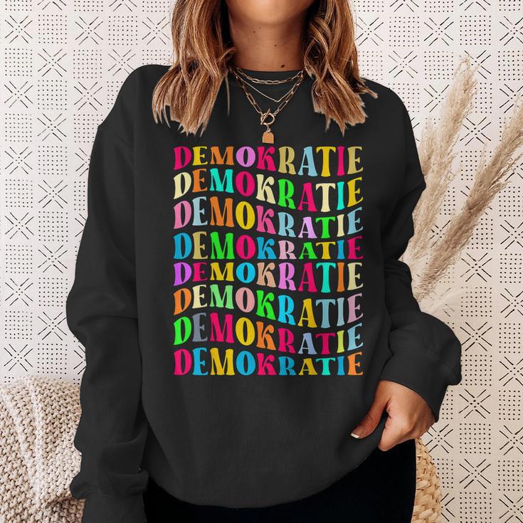 Demokratie Haltung Sweatshirt Geschenke für Sie