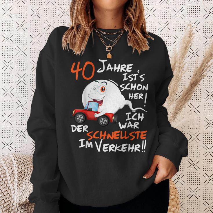 Die Legende Wird 40 Jahre 40S Birthday Sweatshirt Geschenke für Sie